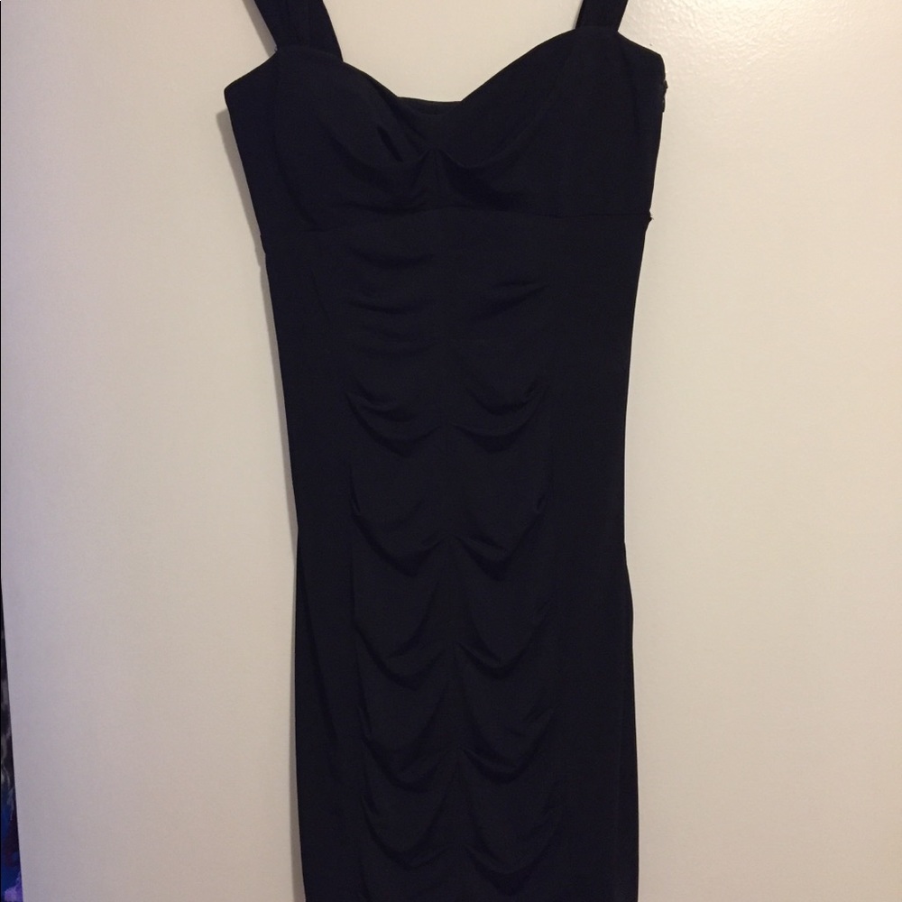 Morgan & Co. Black bodycon dress, size small
